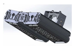 LED luminaire "Industrial Design MTM IoT" series CUBIC 120 Two modules Connection from sides 10 degrees Mounting UZK 60
