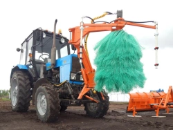 Brush for barrier fences ShchBO-2.5