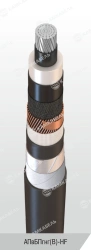 Power cable with aluminium conductors insulated with cross-linked polyethylene for voltage 6, 10, 15, 20, 35 kV of APvBVng(V)-LS