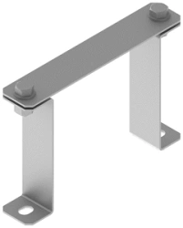 Staple CKP 000x00, with overall dimensions from 100x40 mm to 600x200 mm, with metal thickness of 1,5 mm stainless steel grade AI