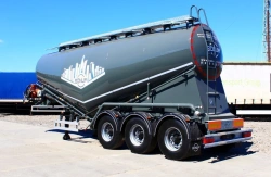 Semi-trailer-tank cement carrier BONUM 914210 (modification 914230) with BPW axle units: HSFALM 9010-15 V36 61. 68. 361. 143