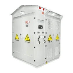 Complete transformer substations of kiosk type with capacity 25-1000 kVA