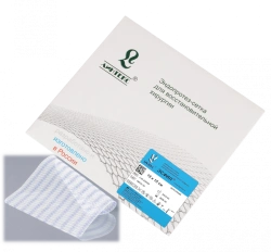Endoprosthesis-mesh polymer endoprostheses for reconstructive surgery "Lintex", sterile according to TU 9393-005-56257679-2006 -