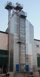 Stationary shaft type grain dryer with air recuperation system model SGR20