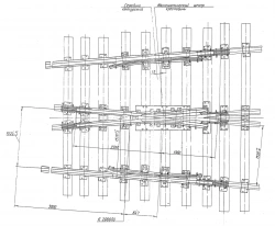 Crossbar of type P50 of grade 1/6 of 1520 mm gauge of project 2212.02.000