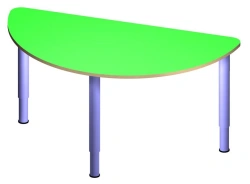 Semicircular table on legs, article no. 1366
