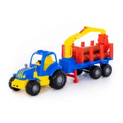 "Krepysh" Tractor with semi-trailer lumber truck, article number 44815.