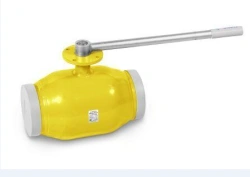 Standard bore ball valve 382, with flange for actuator mounting, welded, 38220150