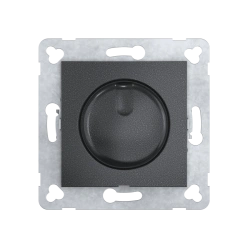 CADUCEUS ALING PRESTIGE Flush mounted dimmer switch LED 1-100W, 230V~, universal, graphite, art.