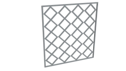 Metal partition wall