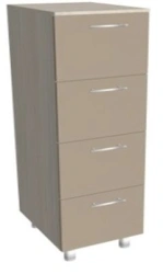 Medical cabinet with drawers KSShm 1-13