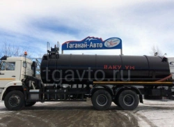 Vacuum tanker type 5675K of modification 6999K7-20 on chassis KAMAZ 65225-53, 65225-54