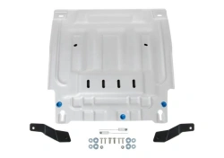 Crankcase + Transmission Protection + Fastener Set, RIVAL, Aluminium, Hyundai Creta 2021-, V - 1.6; 2.0; Extended