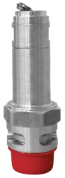 Safety relief valve of "Pregran" trade mark, type KPPP, series 495, DN10, PN25