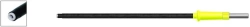 Monopolar instrument (electrode) for argon force coagulation