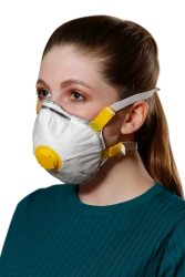 Filtering mask for protection against aerosols with additional protection against vapours and gases "Respirator "SPIRO-311E" FFP