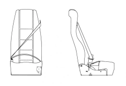 Passenger seat PS05.6830.007-331