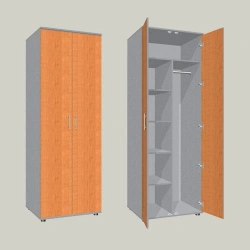 Clothes and document cupboard SHGK-3 two-door, two-sectional