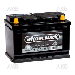 Battery 6ST-70VL AKOM BLACK Euro