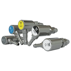 DIN 13260-2 quick disconnect connector plug - nitrous oxide