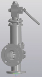 Safety valves of carbon, alloyed and stainless steel, type STK-KP.