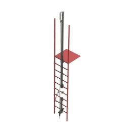 Slider type fall protection equipment on rigid anchor line, model VERTIKAL 2, art. no. RVL10