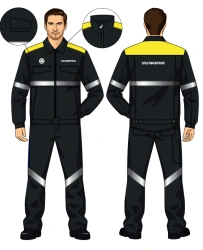 Men's suit for protection against OPZ and mechanical effects SMA125-103/001-DKB