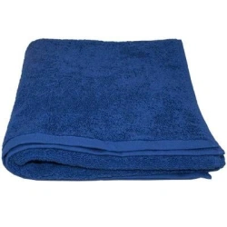 Terry towel 110x50cm in blue colour