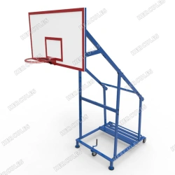 Basketball rack mobile outdoor