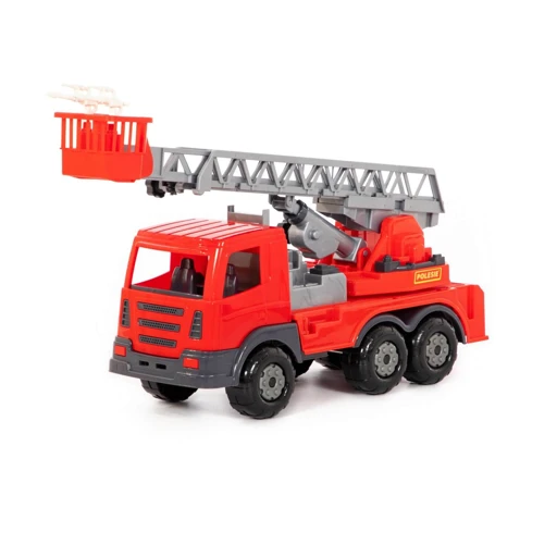 Realistic Fire Truck Toy with Retractable Ladder - Prestige Model 79701