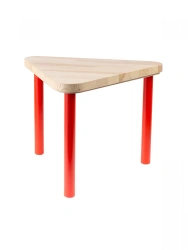Children's triangular table 400 / red according to GOST-11015-93
