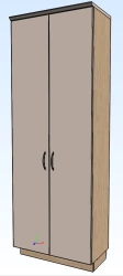 Closed filing cabinet ATT-Of2