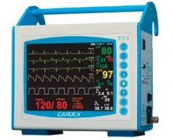 Anaesthesiological and resuscitation monitor for control of a number of physiological parameters "MAR-02-CARDEX" MT version