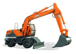 Single-bucket wheeled excavator E200W