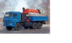 Crane-manipulator automobile (flatbed), Flatbed truck with CMU (version with CMU: ANT 7.5-2, ANT 8.5-2, ANT 10LM, ANT 12-2, ANT 