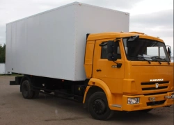 Van truck (isothermal, refrigerator) model 336999 on KAMAZ-4308 chassis.