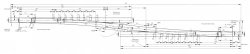 Single ramp of P65 type 1/11 on reinforced concrete bars for high-speed traffic of the project 2728.00.000-09