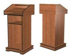 Wooden office furniture, for other public areas: Tribune AC