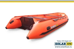 Motor inflatable boat SOLAR-470 Super Jet tunnel (2020)