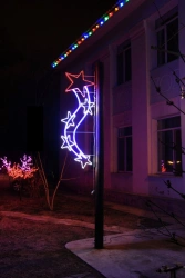 LED console (LED panel) "Starry blizzard" - decorative street lamp on brackets (modifications 220V, 2