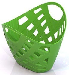 Wicker basket (green)