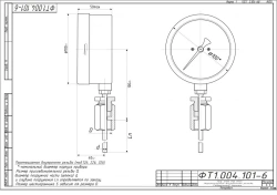 Bimetallic thermometer TBf-226 IP65 100 RSH
