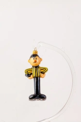 Licence Christmas tree toy made of glass "Judge"