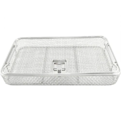 Mesh basket with handles and lid KCrK-"MEDICON".