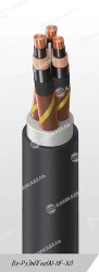 Power cable of EPRon® type with copper conductors insulated with ethylene-propylene rubber for voltage 6 and 10 kV of Vz-RaemPPG