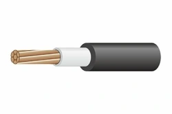 Wires with copper conductors insulated with cross-linked polyethylene, intended for connection of cable screen with voltage 110-