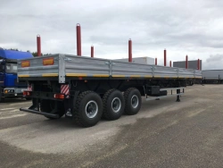 Semitrailer truck TONAR model 938801 with axles manufactured by TONAR of models: 90422, 90424, 90431