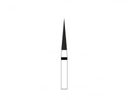 RosBel diamond-headed dental drill bits type 3 cylindrical with conical or spherical end (for fixing in straight handpieces)