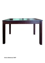 Wooden table with legs Pedestal table
