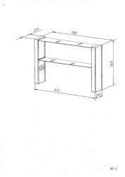 Stand (table shelf), "PS" series